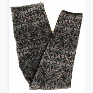 Cuddl Duds Sleep Pants Large Fleece Abstract Print